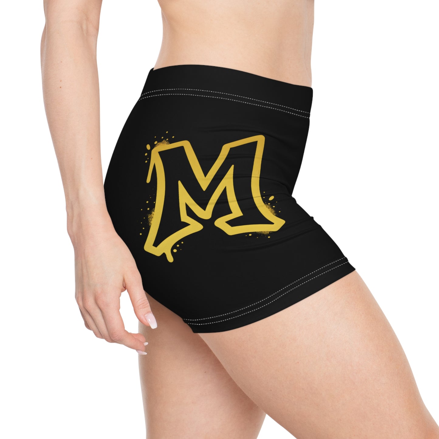 Gold Logo Women's Short Shorts