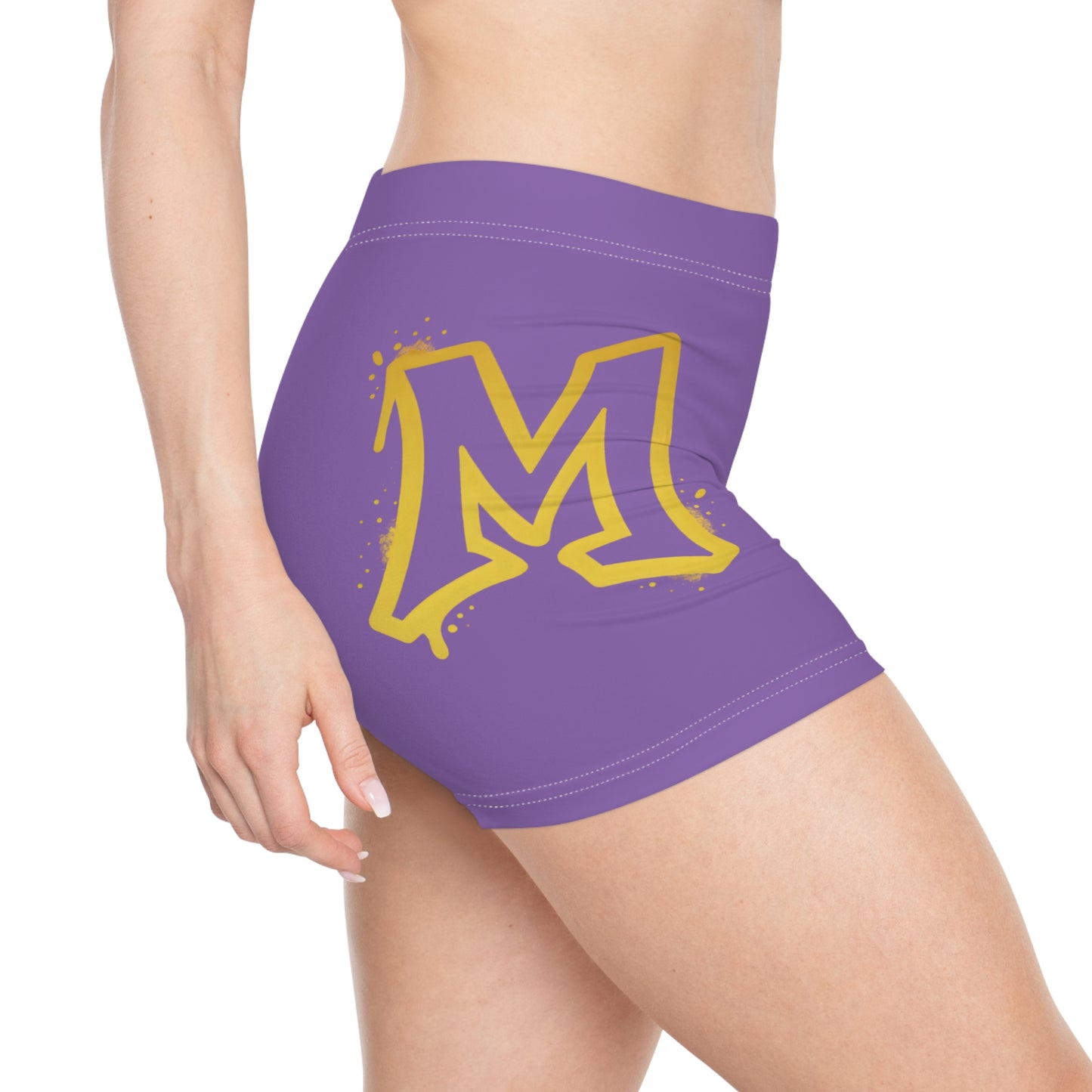 Gold Logo Women's Short Shorts