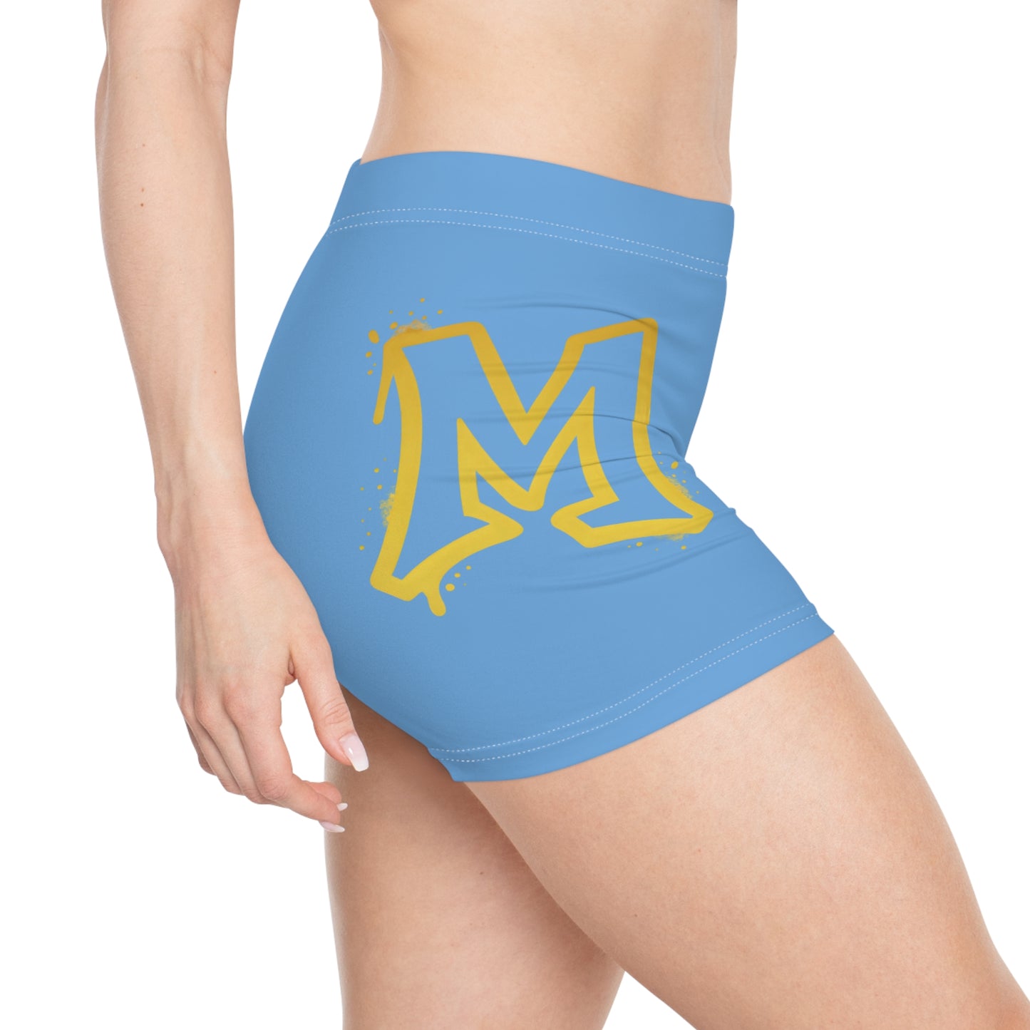 Gold Logo Women's Short Shorts