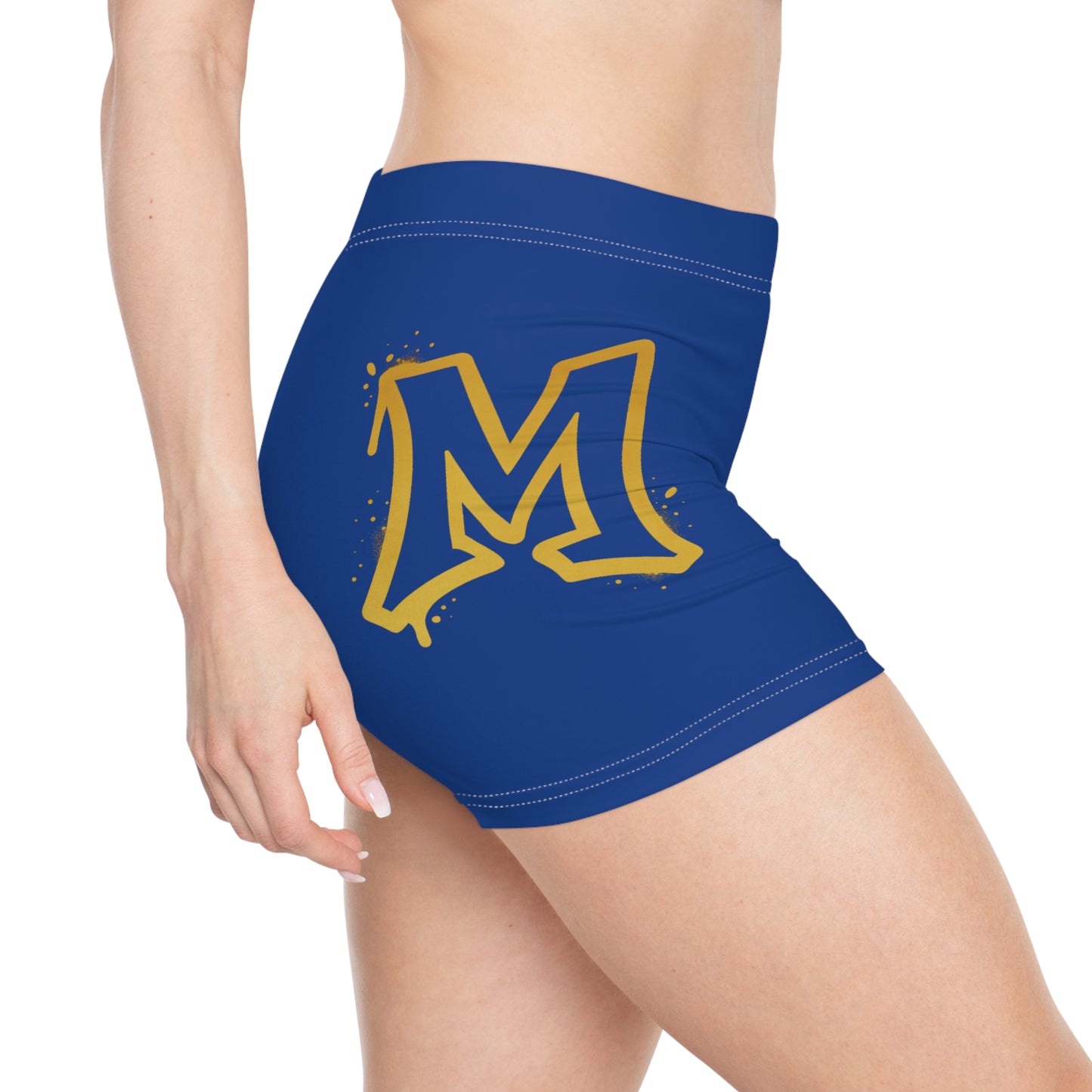 Gold Logo Women's Short Shorts
